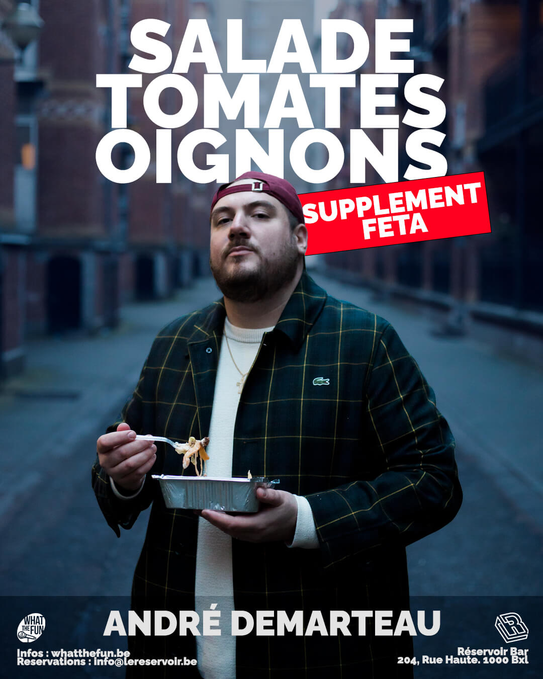 André Demarteau | Salade Tomates Oignons Supplément Feta au Reservoir | Le Reservoir Bar