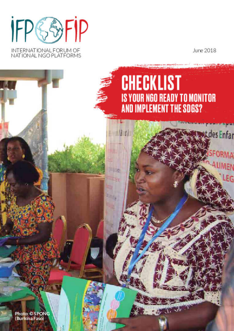 Checklist - Is your NGO ready to monitor and implement SDGs | Forus