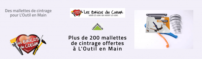 Des mallettes de cintrage pour L'Outil en Main | L'Outil en Main France