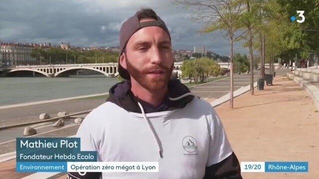| HEBDO ECOLO | Sensibilisation et ramassage de mégots | LYON | FRANCE 3 | HEBDO ECOLO