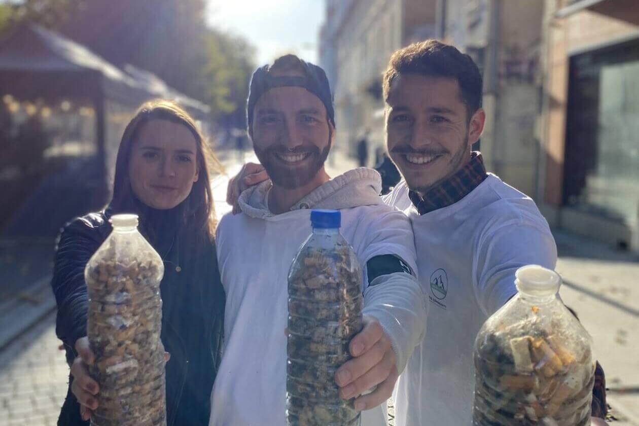 Rennes. Ils se retroussent les manches pour ramasser… 7 200 mégots de cigarettes ! | HEBDO ECOLO