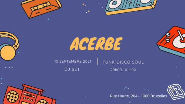 Le Reservoir invite Acerbe | Le Reservoir Bar