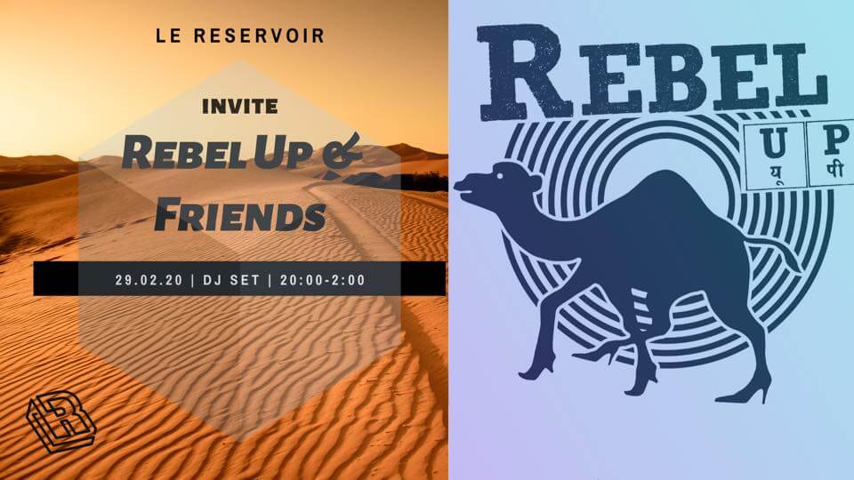 Le Reservoir invite Rebel Up & Friends (SebCat's birthday) | Le Reservoir Bar