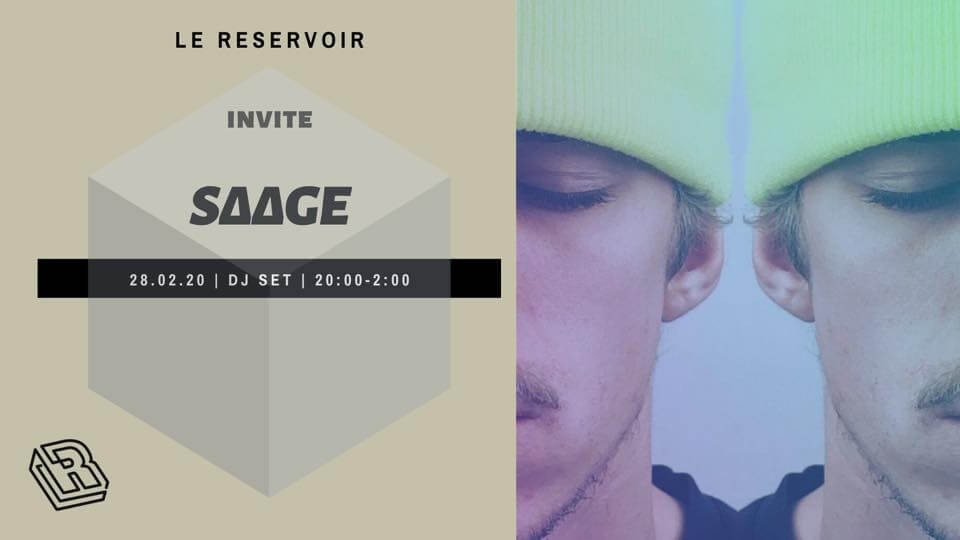 Le Reservoir invite SΔΔGE | Le Reservoir Bar
