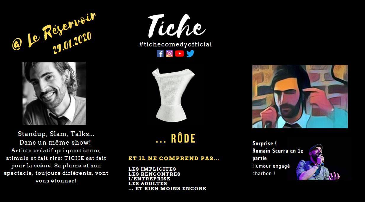 Le Reservoir invite Tiche | Le Reservoir Bar