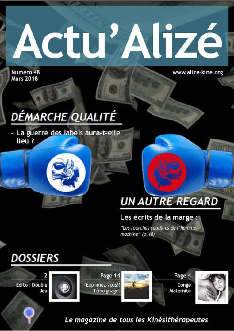 Actu’Alizé n°48 | Alizé - Syndicat de kinésithérapeutes