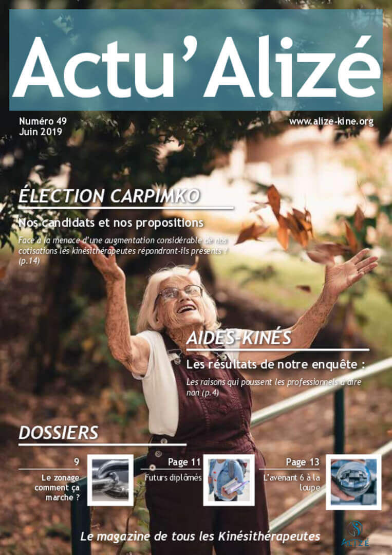 Actu’Alizé n°49 | Alizé - Syndicat de kinésithérapeutes