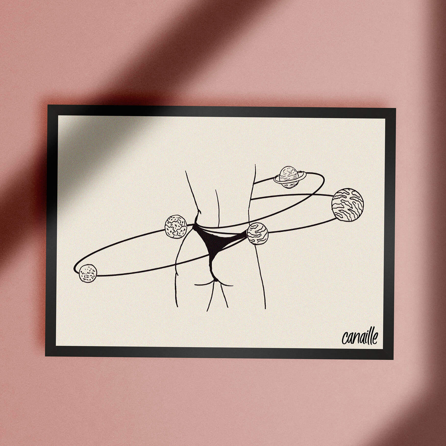 Affiche - Hoola Hoop | Canaille Illustration