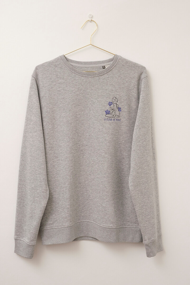 Sweat-shirt - A Fleur de peau | Canaille Illustration