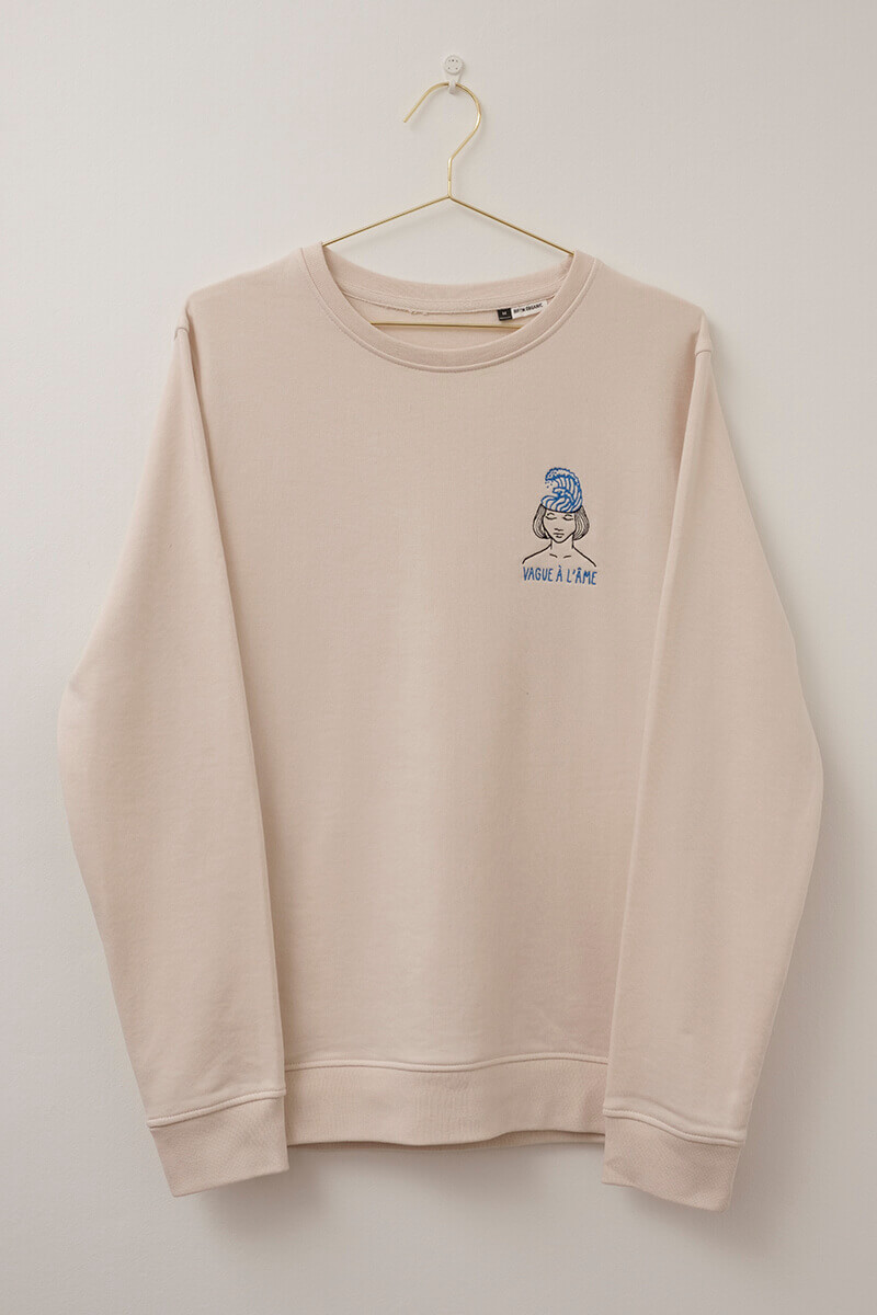 Sweat shirt - Vague à l'âme | Canaille Illustration