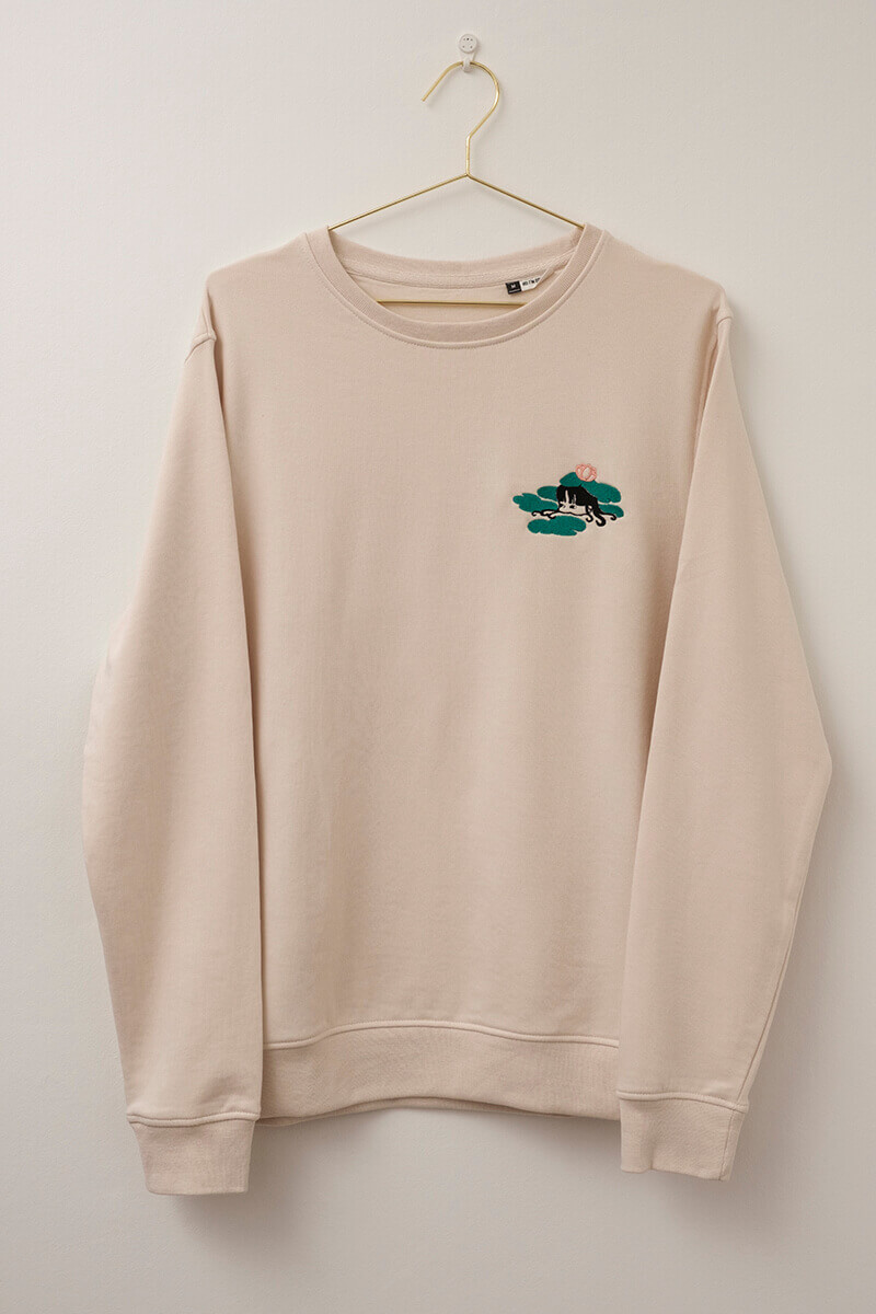 Sweat shirt - nénuphars | Canaille Illustration