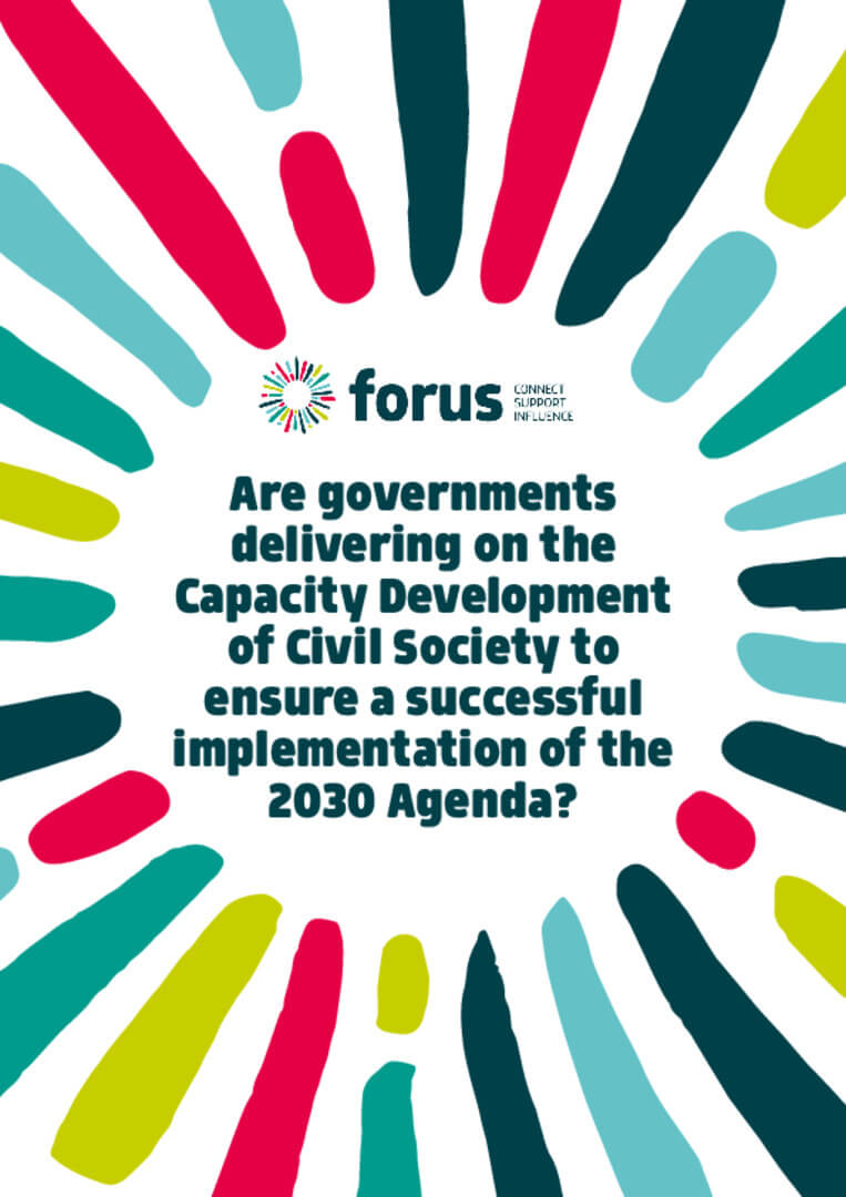 Are governments delivering on the Capacity Development of Civil Society to ensure a successful implementation of the 2030 Agenda? | Forus