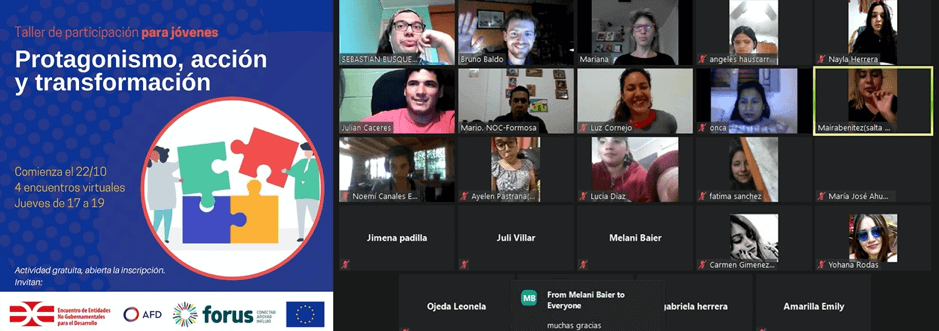 "Protagonism, action and transformation": youth in CSOs | Forus