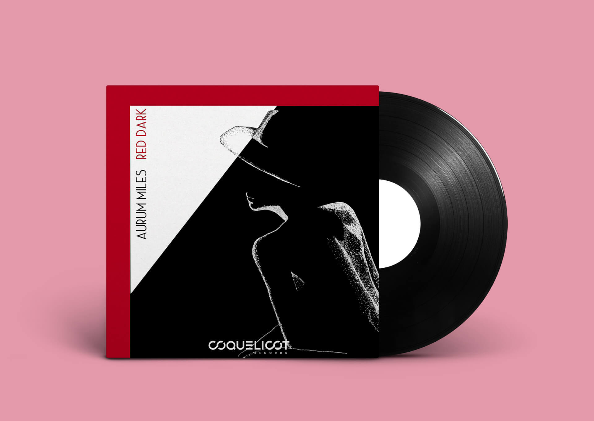 Aurum Miles - Red Dark (Coquelicot Records) | Canaille Illustration