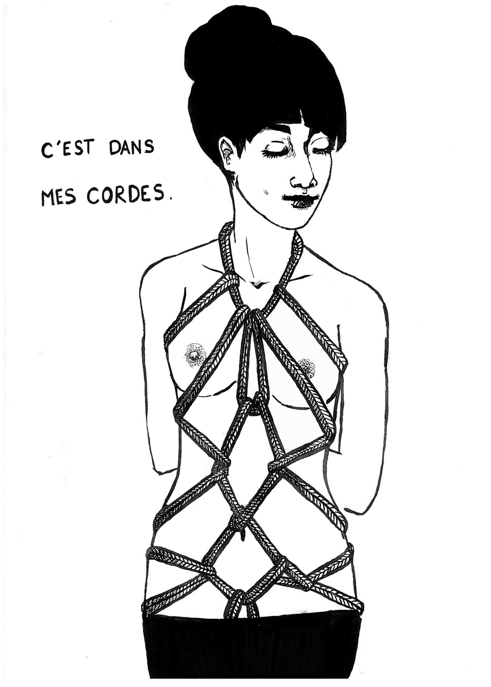 "C'est dans mes cordes" | Canaille Illustration