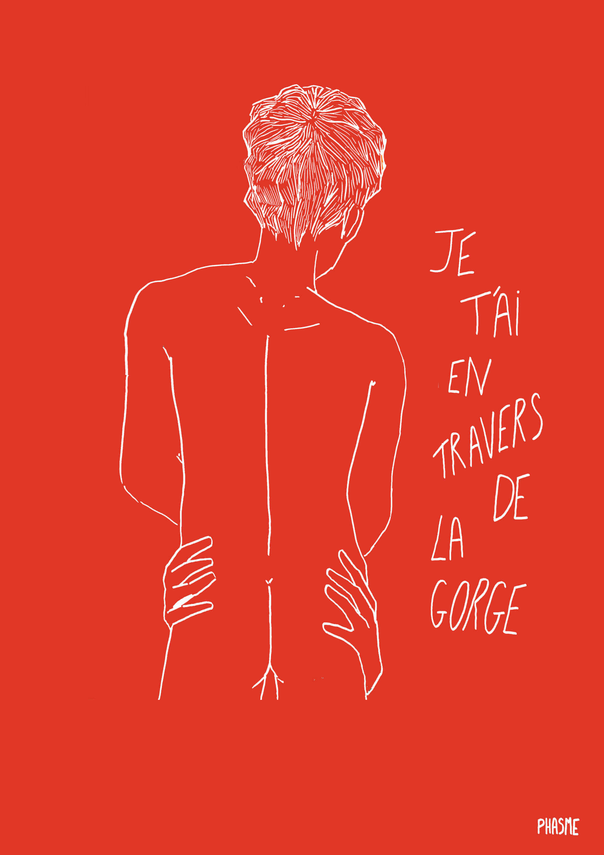 Je t'ai en travers de la gorge | Canaille Illustration