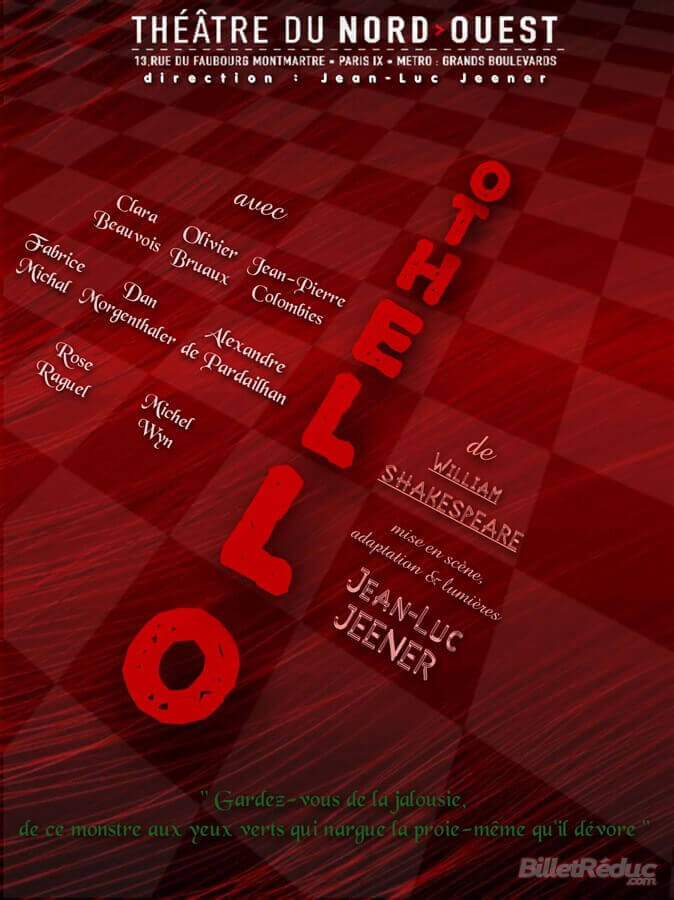 Othello de W.Shakespeare | Théâtres de Bourbon