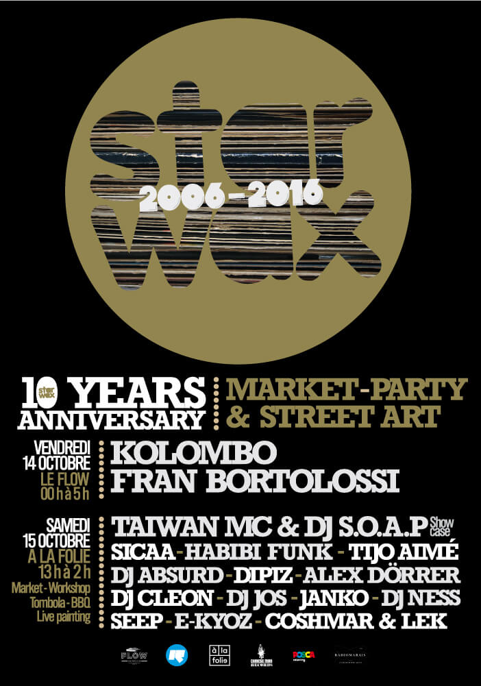 STAR WAX 10TH ANNIVERSARY / MARKET - STREET ART & PARTY | Star Wax Magazine