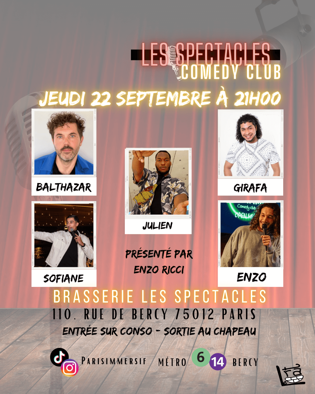 Les Spectacles Comedy Club | Le Trac