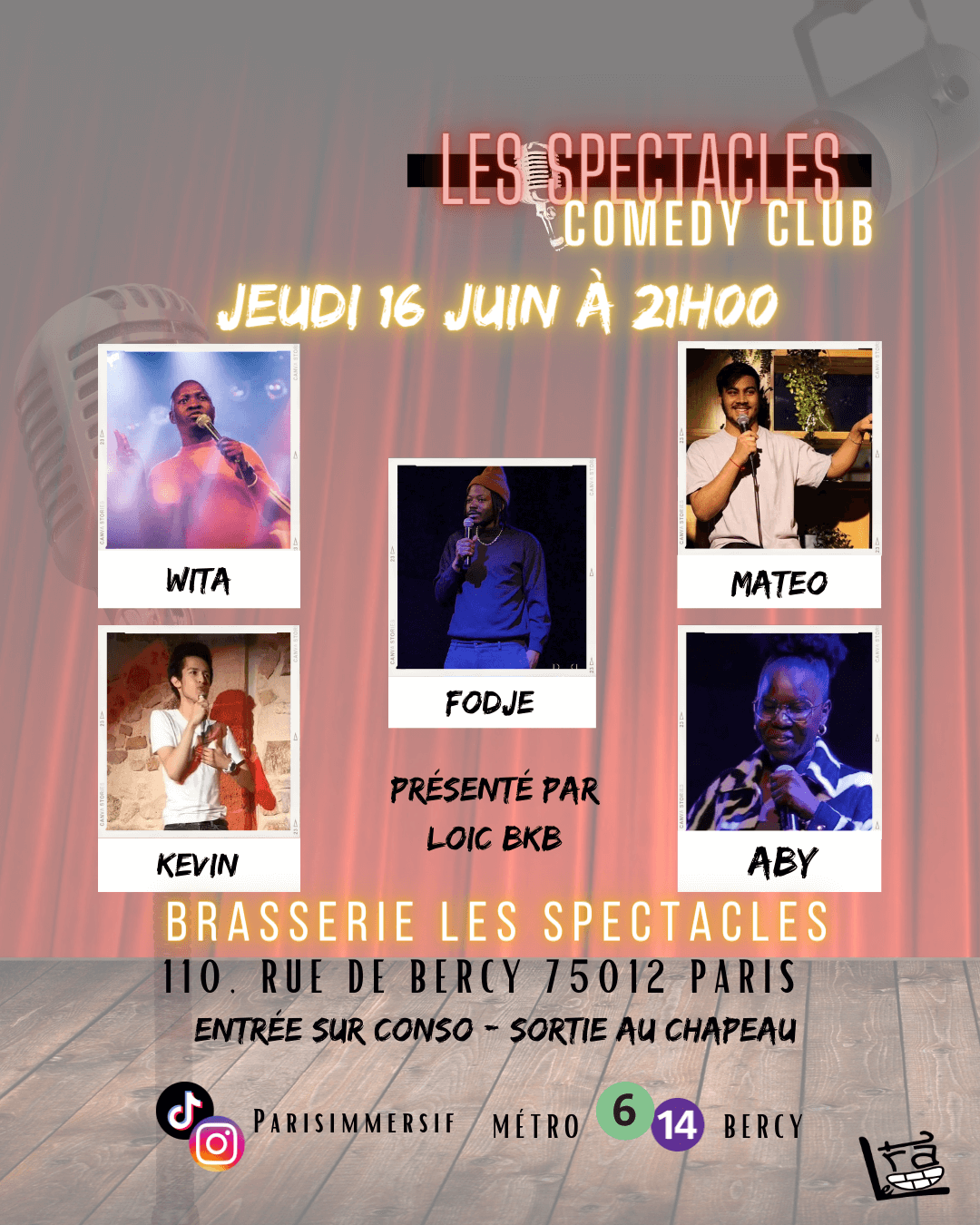 Les Spectacles Comedy Club | Le Trac
