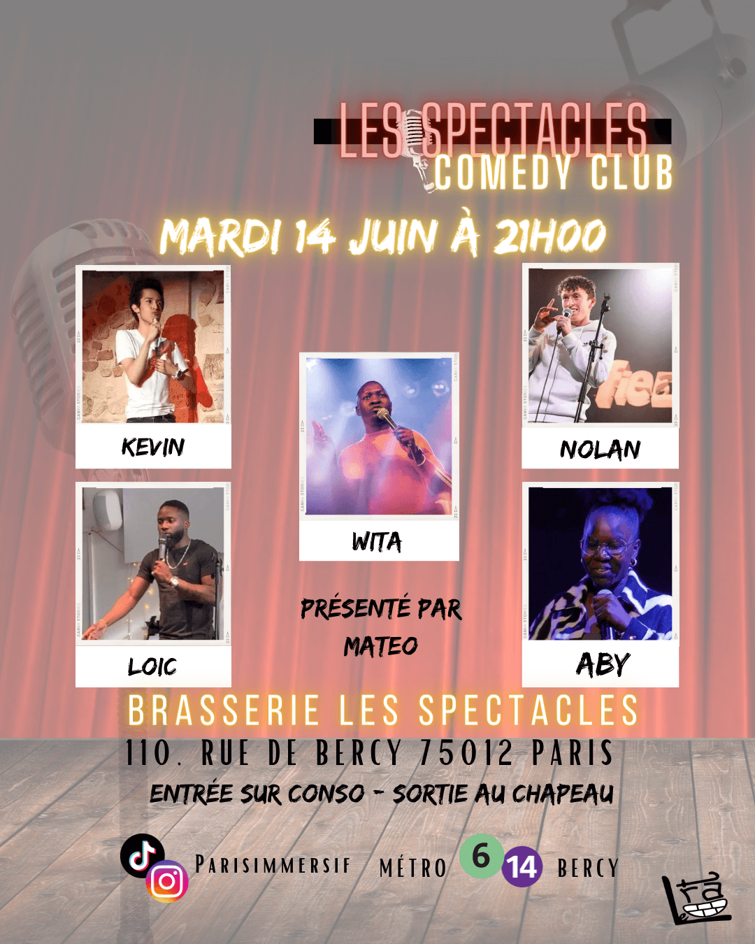 Les Spectacles Comedy Club | Le Trac