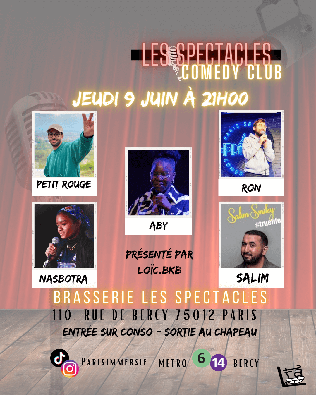 Les Spectacles Comedy Club | Le Trac