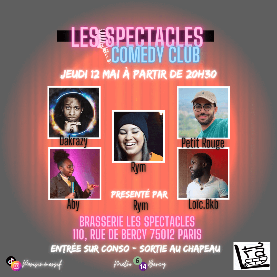 LES SPECTACLES COMEDY CLUB | Le Trac