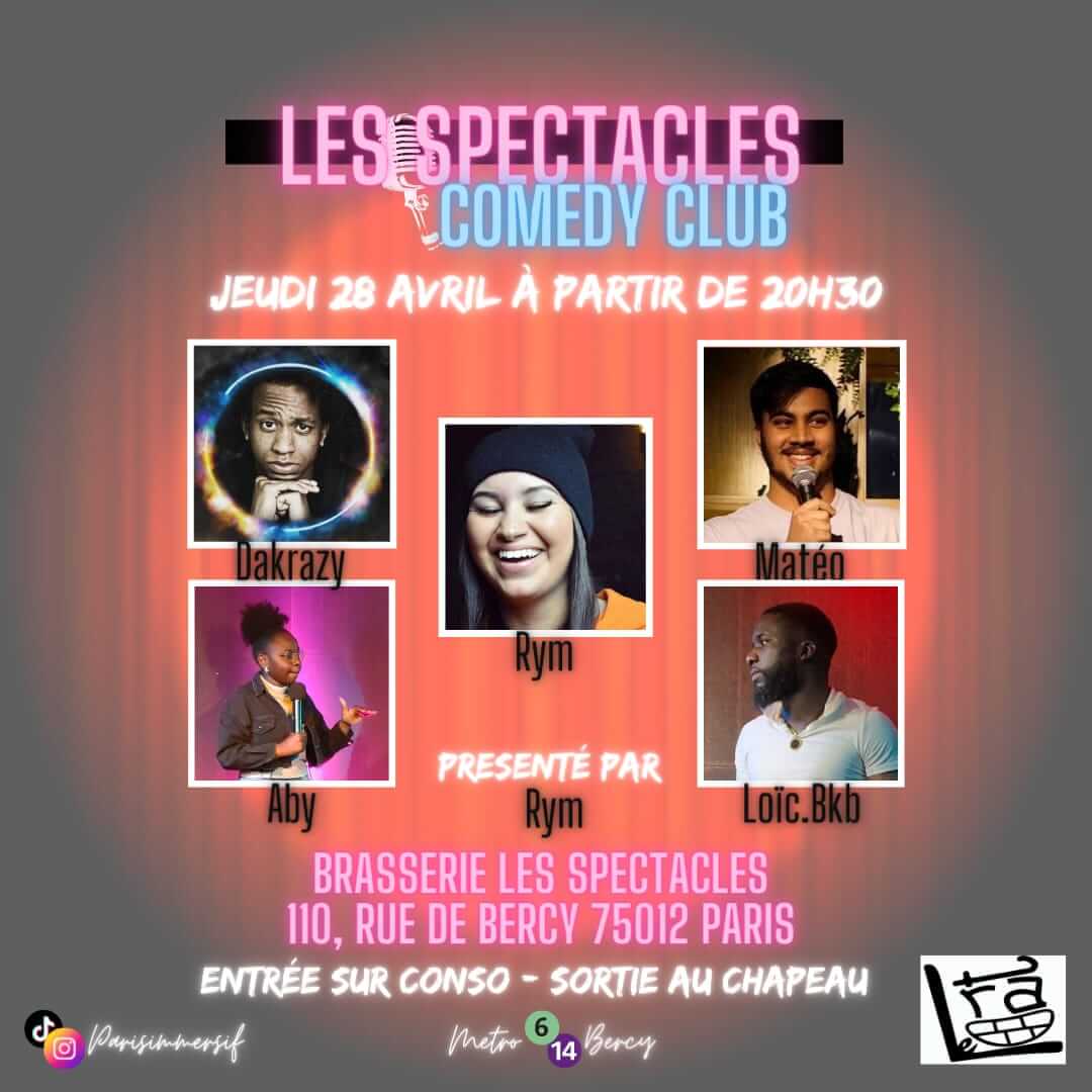 LES SPECTACLES COMEDY CLUB | Le Trac