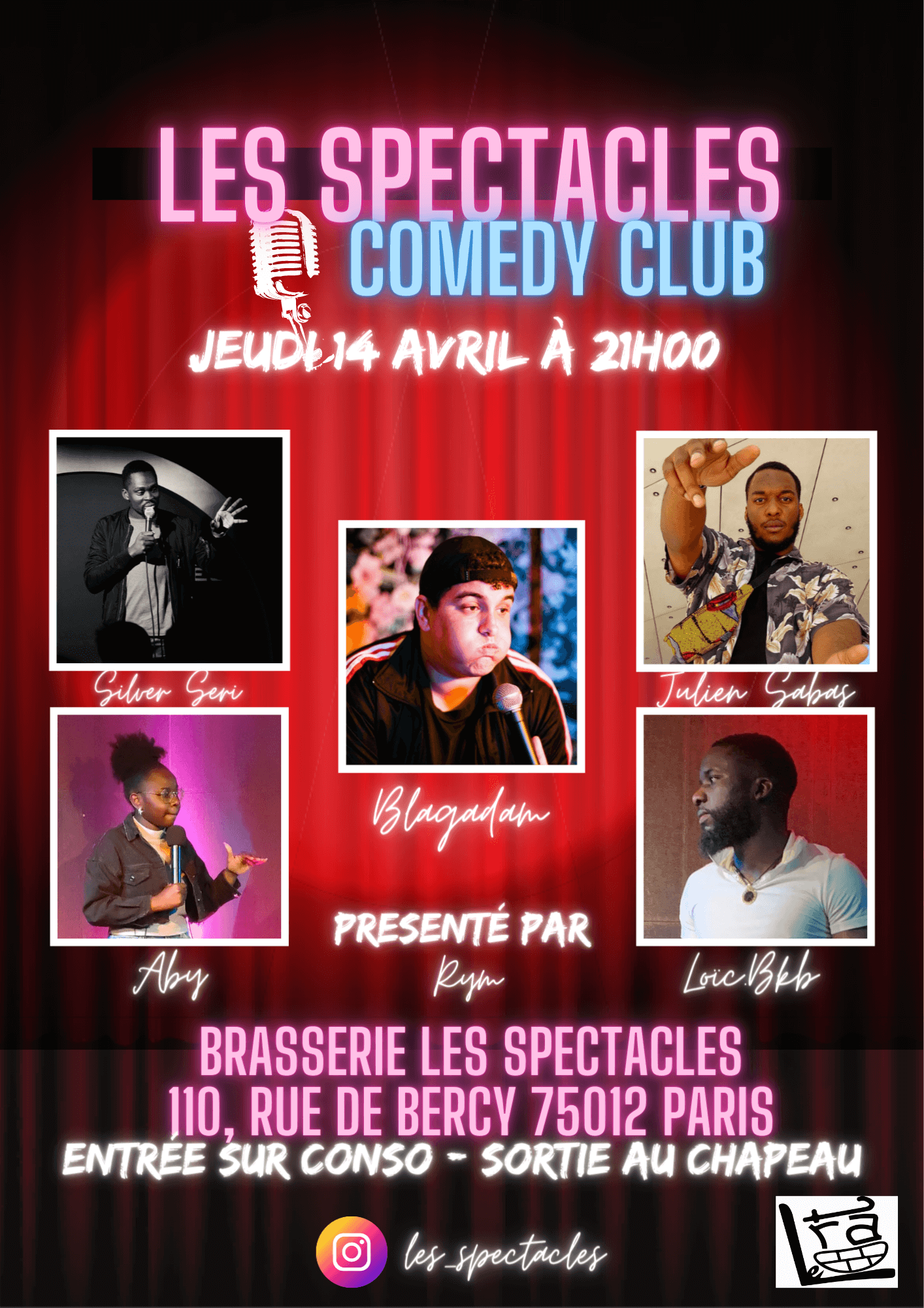 LES SPECTACLES COMEDY CLUB | Le Trac