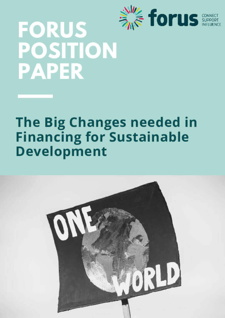 The Big Changes needed in Financing for Sustainable Development | Forus