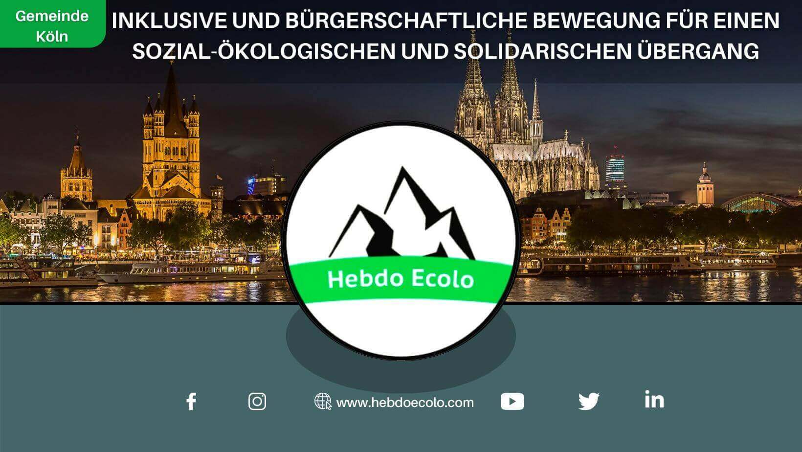HEBDO ECOLO - Köln | HEBDO ECOLO