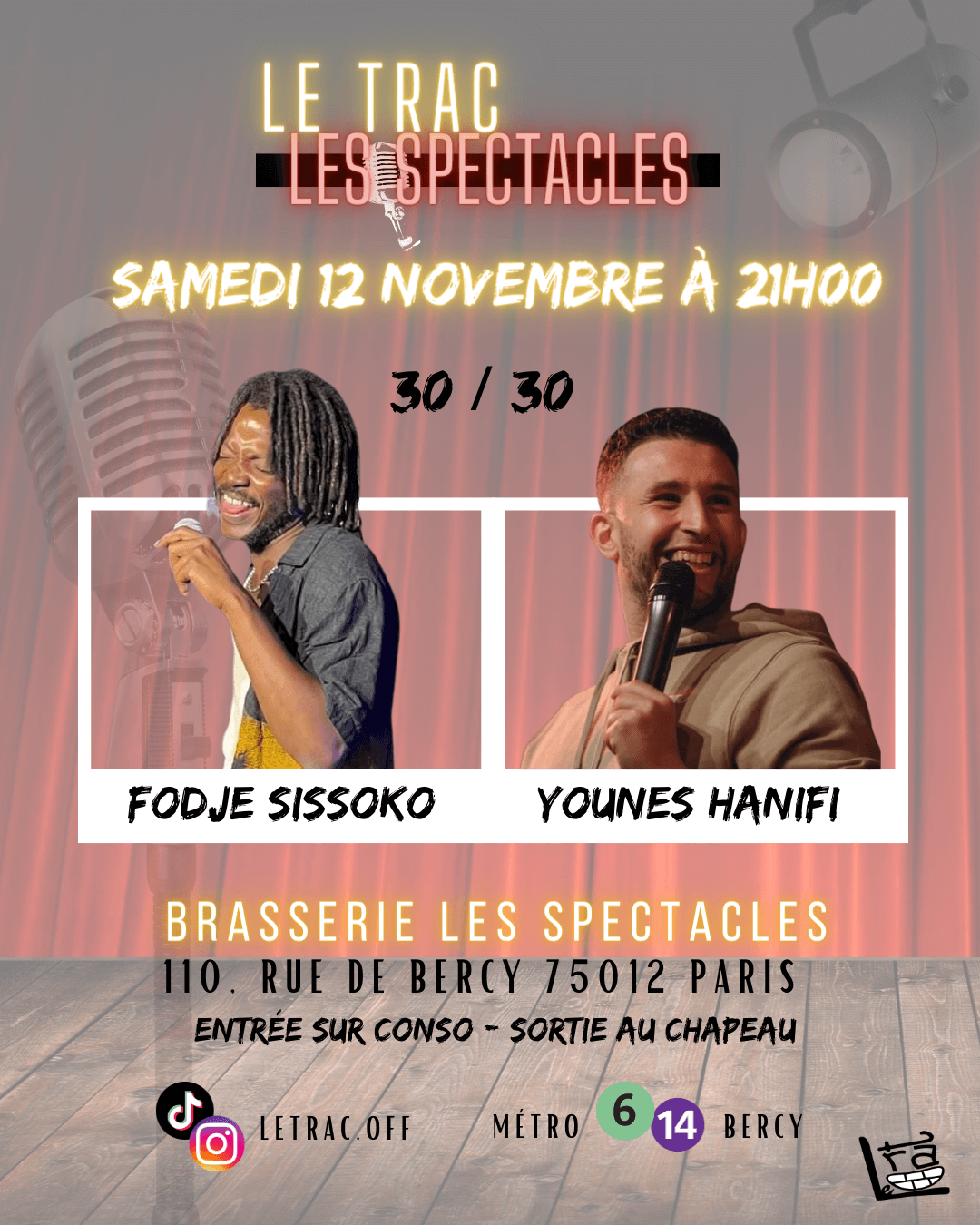 LE TRAC x Les Spectacles | Le Trac
