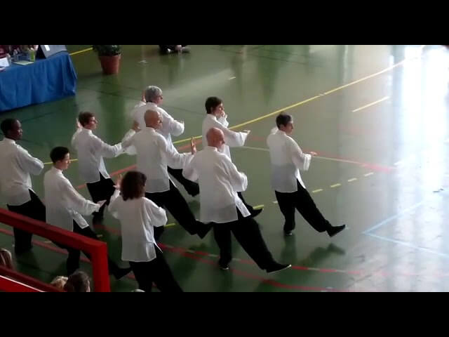 Entre ciel et terre groupe de l'Oiseau Bleu "jiti championnat Arts martiaux chinois Interne 2019"