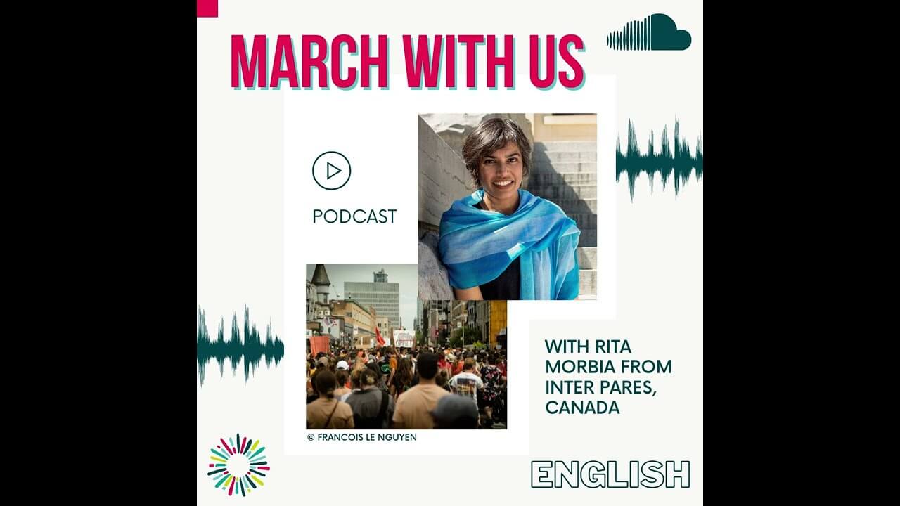 Extract #MarchWithUs podcast - Transnational feminism & collaborative leadership, w/ Rita Morbia (EN)