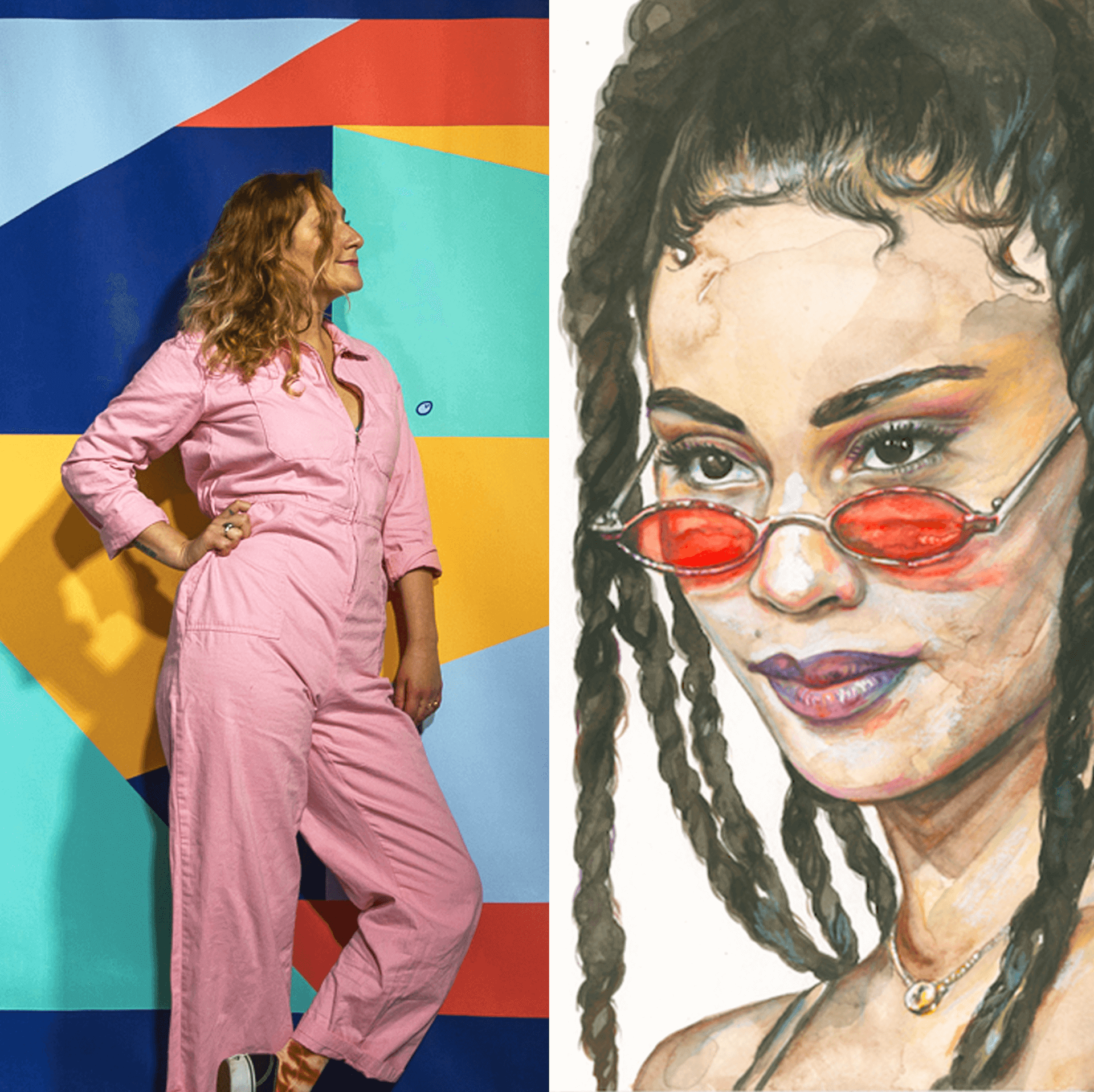 Amandine Lesay, la talentueuse street artiste et peintre qui monte | Amandine Levy / Lesay