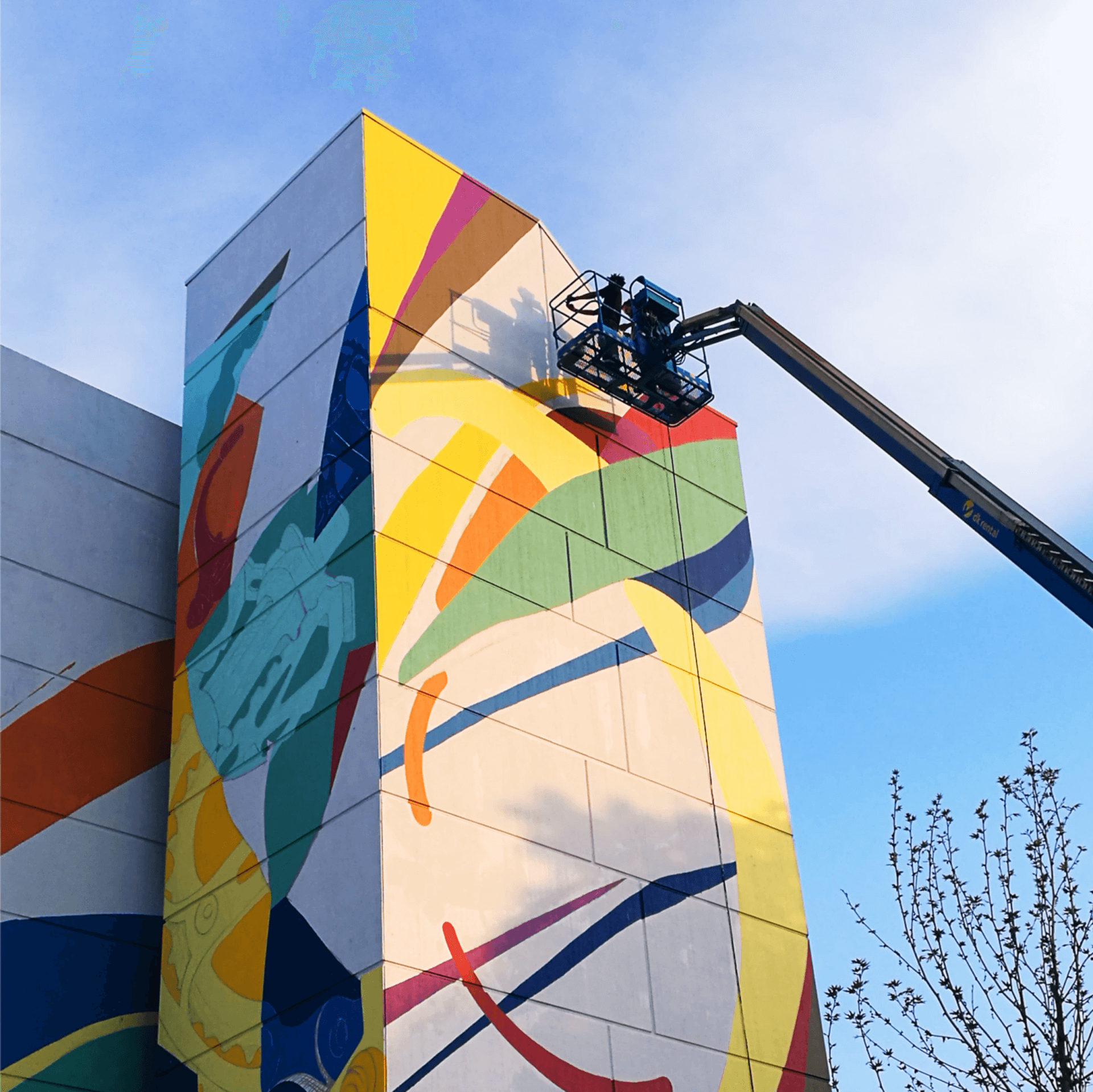 Bruxelles : une fresque du parcours Street Art met à l’honneur Eddy Merckx et Yvonne Reynders | Amandine Levy / Lesay