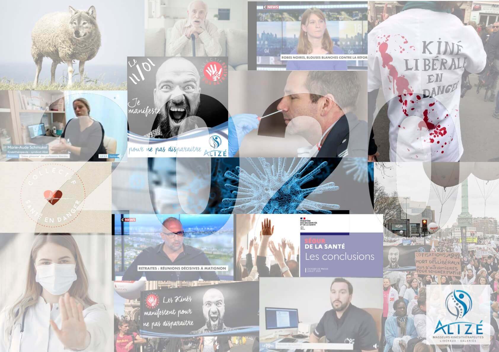2020 : Retrospective sur une année particulière | Alizé - Syndicat de kinésithérapeutes