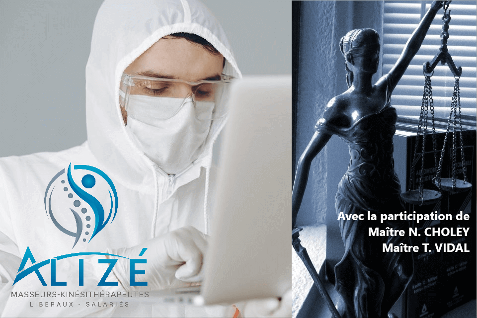 Webinaire Réouverture du cabinet - Jeudi 7/05 à 18h | Alizé - Syndicat de kinésithérapeutes