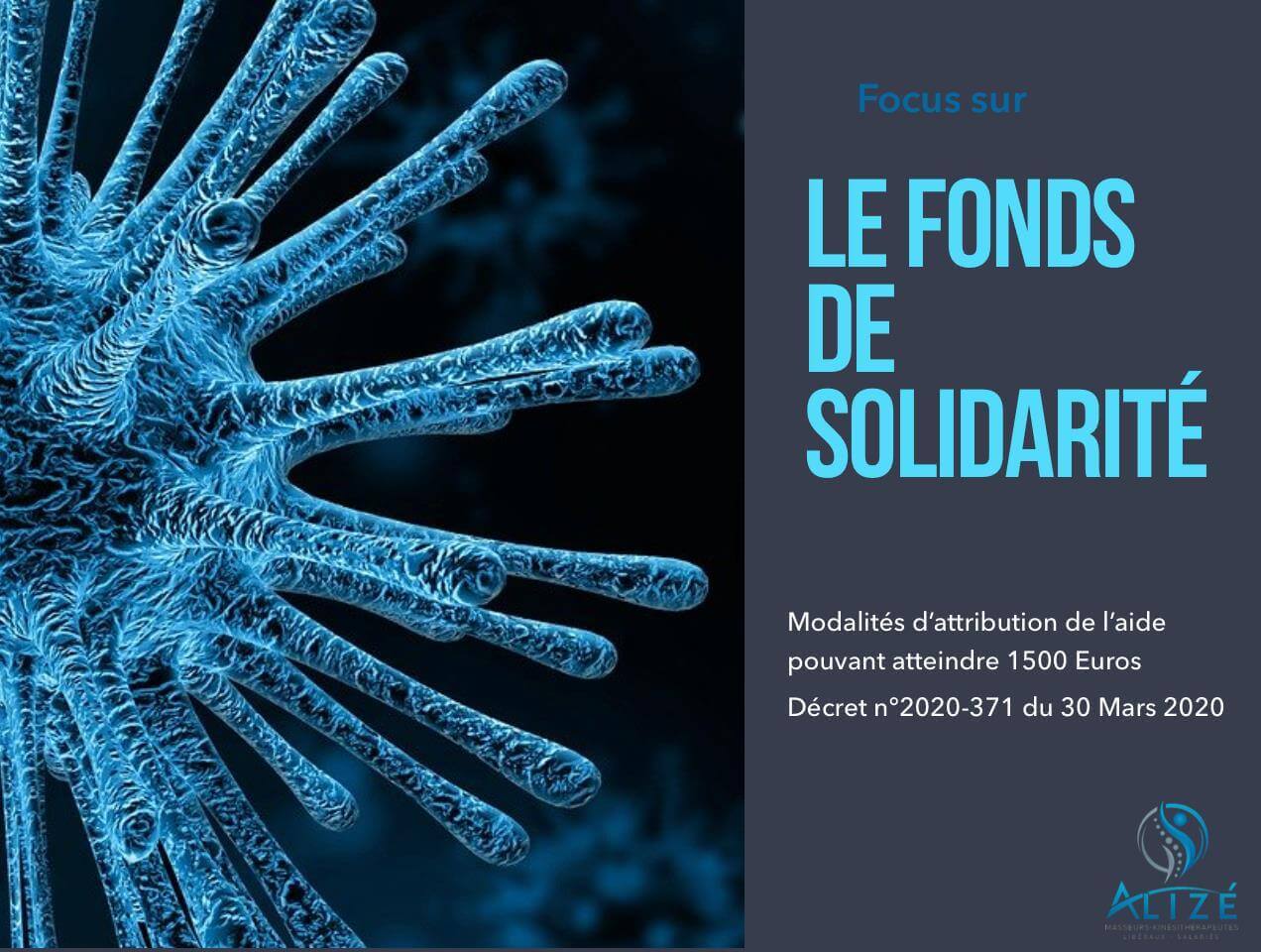 Covid19 - Focus sur le fonds de solidarité | Alizé - Syndicat de kinésithérapeutes