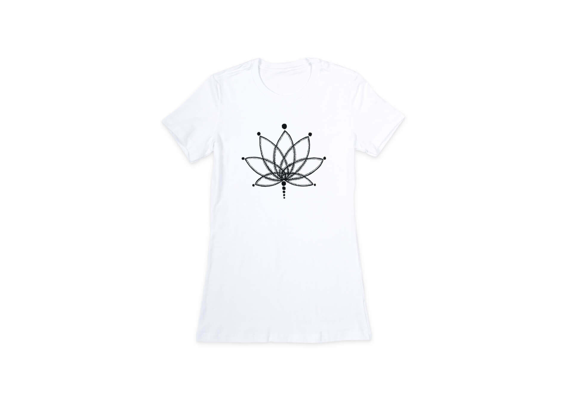 Lotus - T-Shirt Femme - Blanc | Kumo