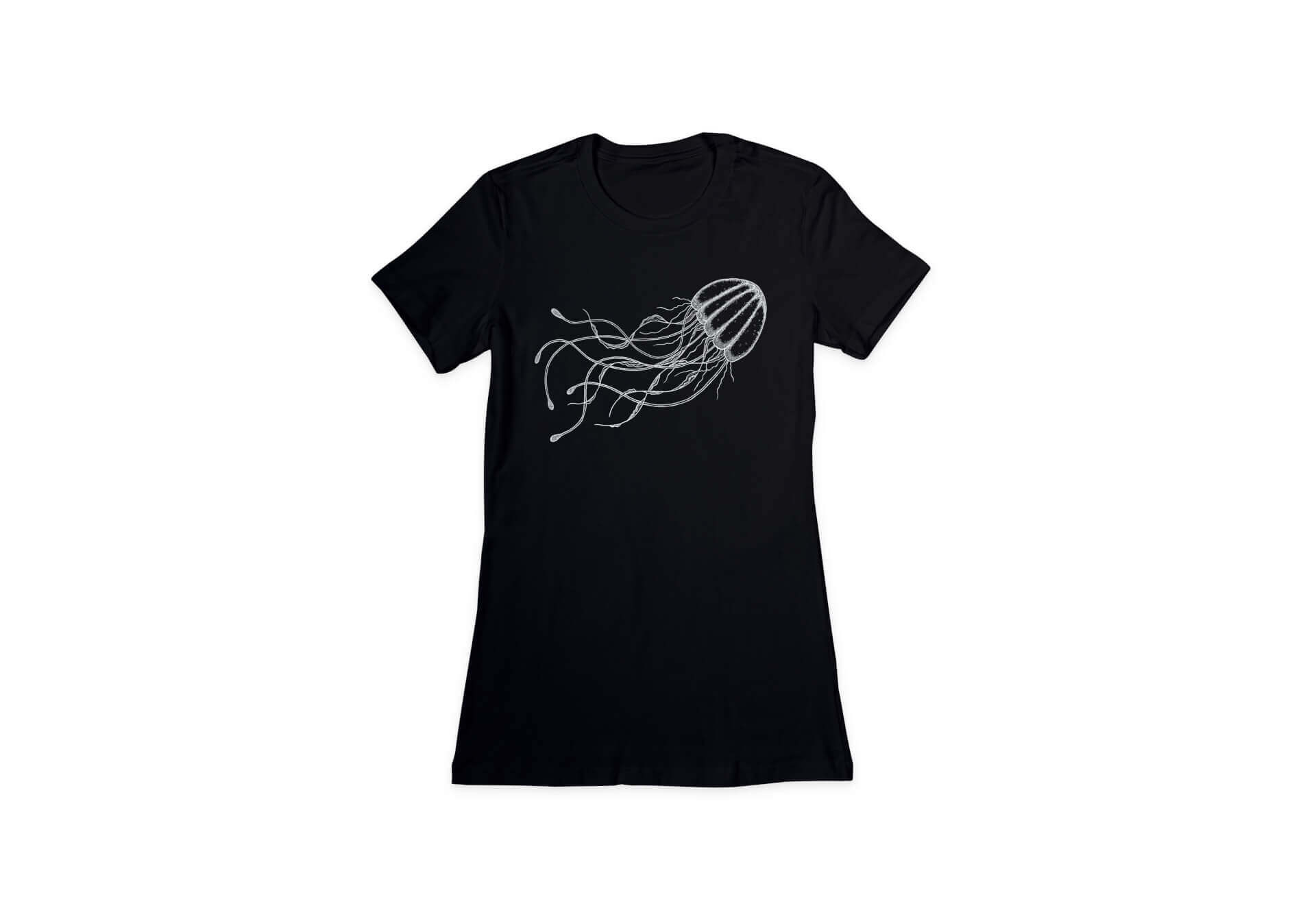 Bioluminescence - T-Shirt Femme - Noir | Kumo