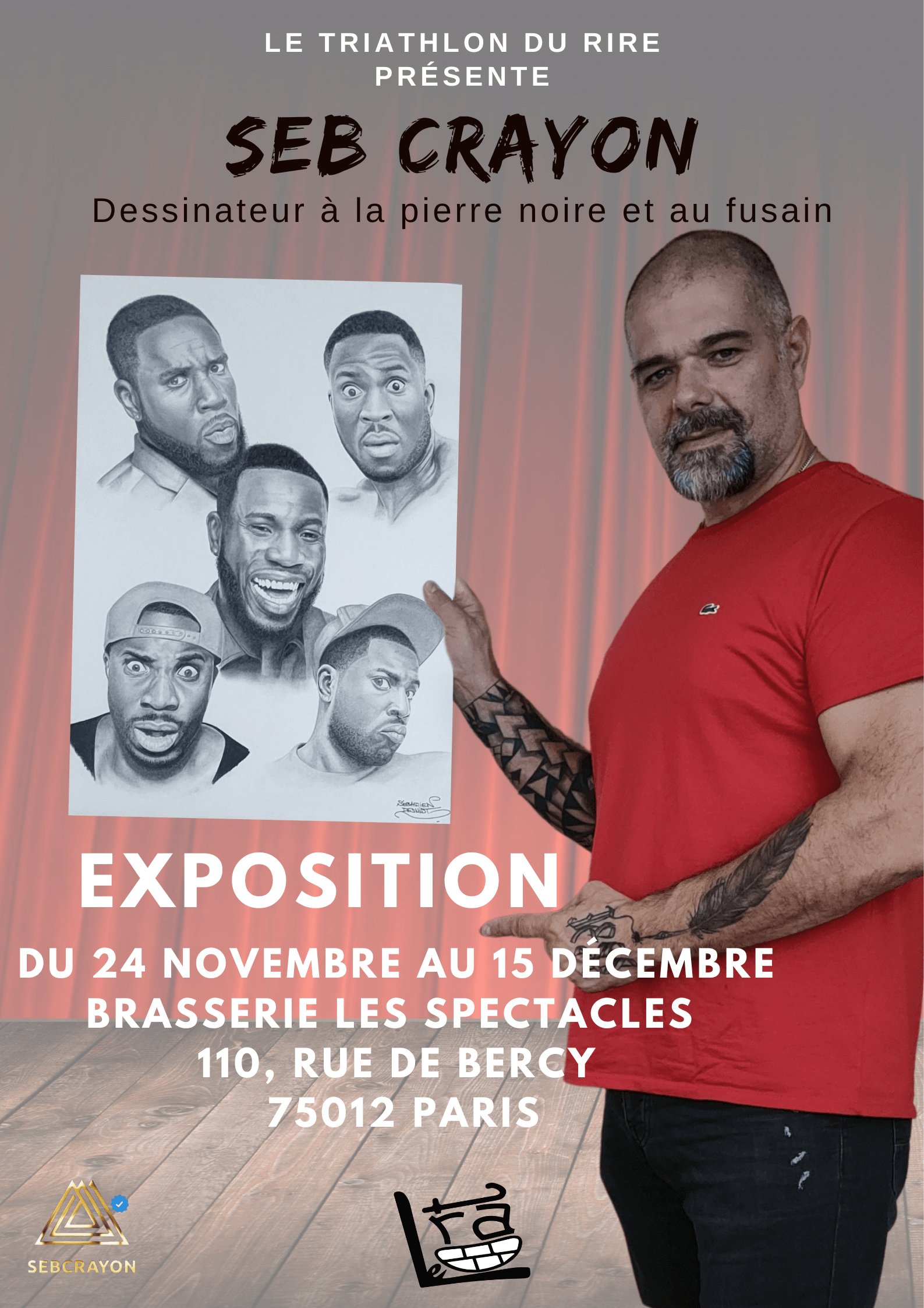 Exposition SEB CRAYON - dessinateur | Le Trac