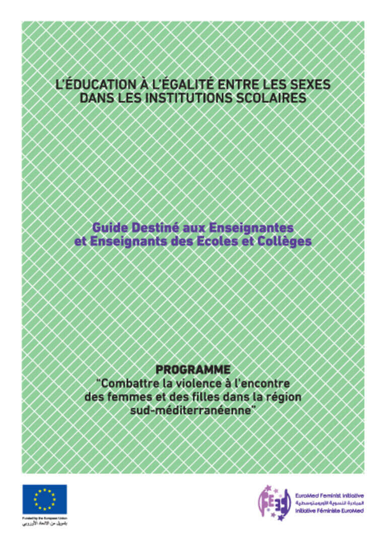 Manuel: éducation à l'égalité entre les sexes dans les institutions scolaires | EFI - EuroMed Feminist Initiative