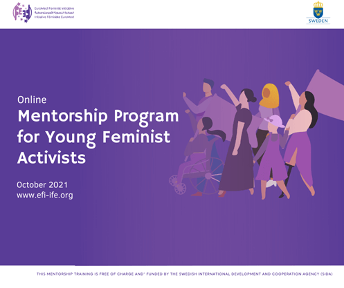 Mentorship Program for Young Feminist Activists | EFI - EuroMed Feminist Initiative