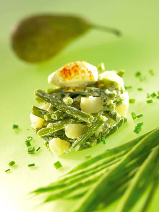 Salade haricots verts poires | APASP - Association Pour l'Achat dans les Services Publics