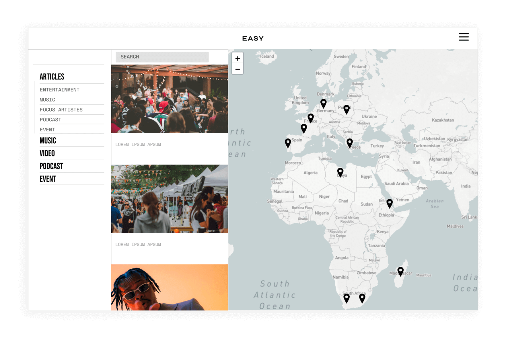 Interactive Map | What The Web