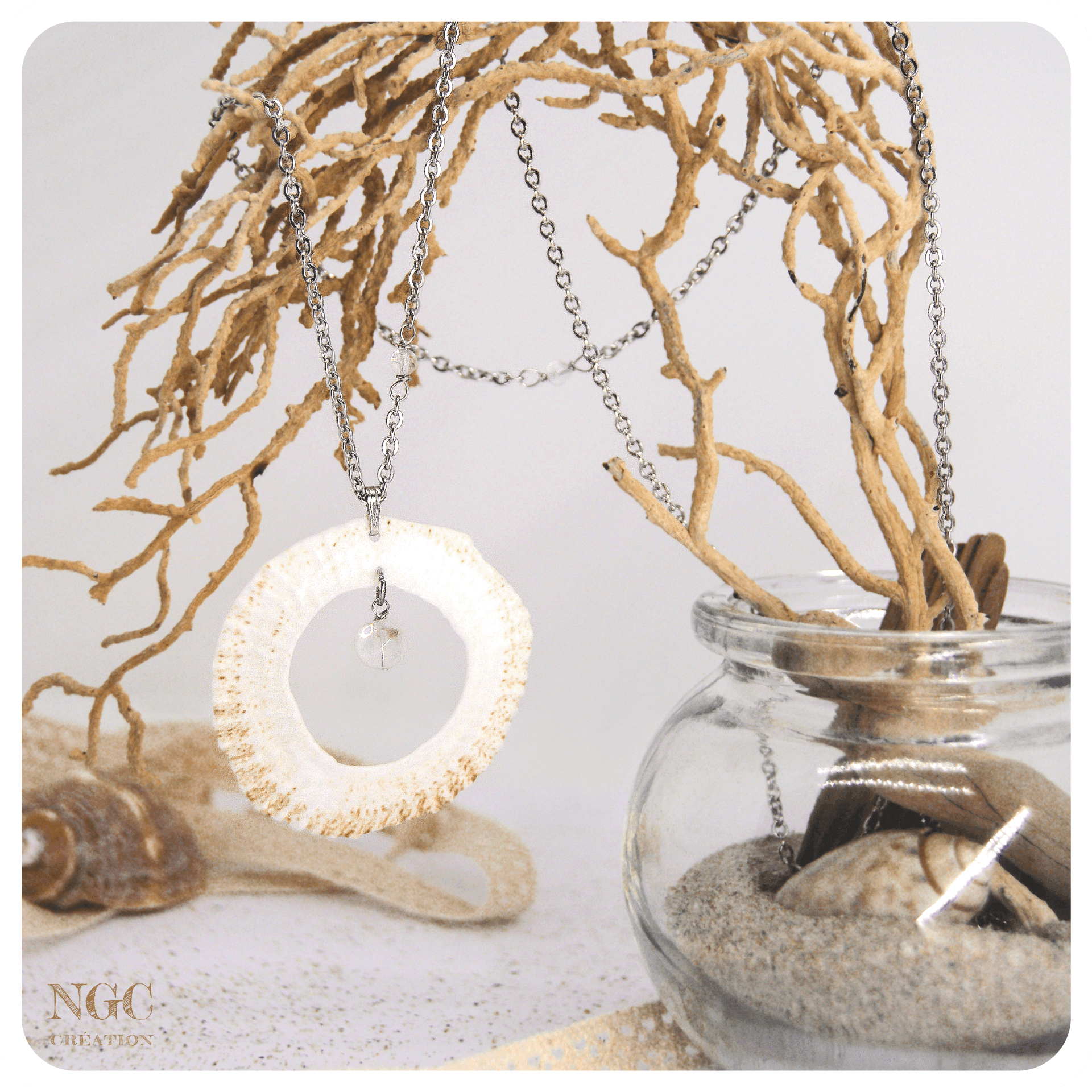 Glanage à Zipolite, Collier A | Ngc Création