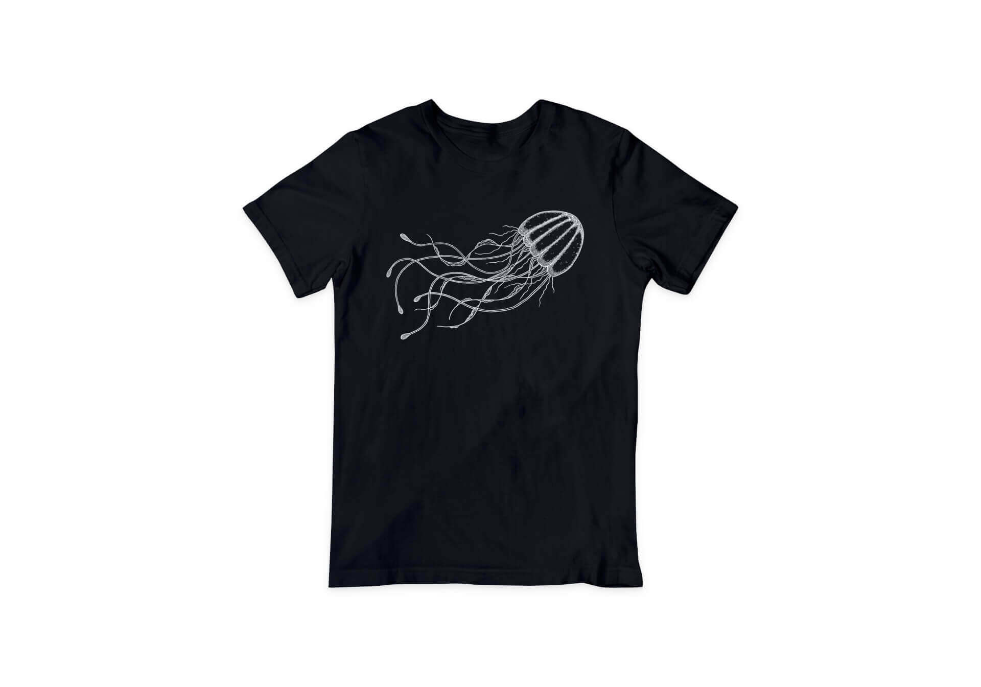 Bioluminescence - T-Shirt Homme - Noir | Kumo