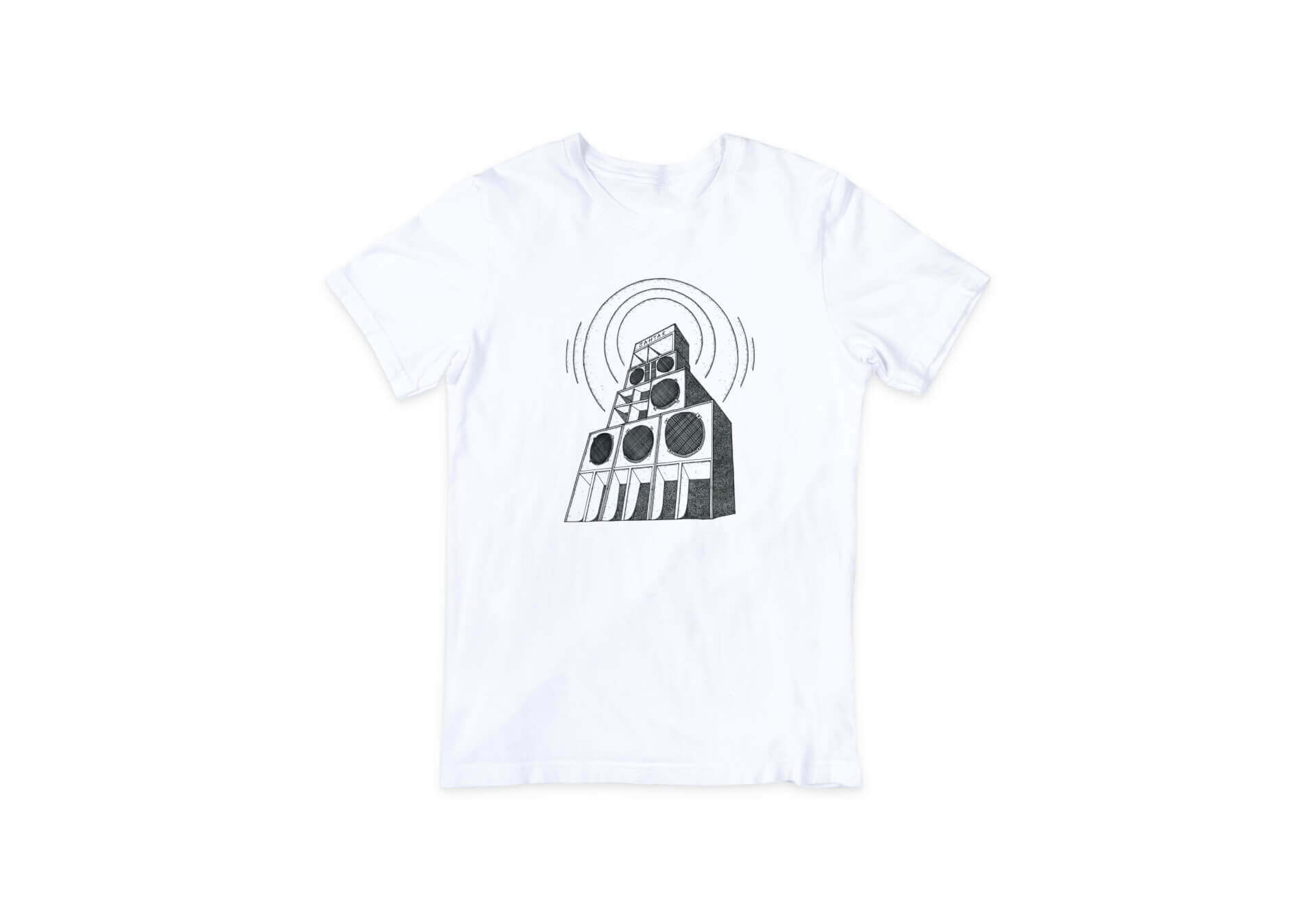 Sound System - T-Shirt Homme - Blanc | Kumo