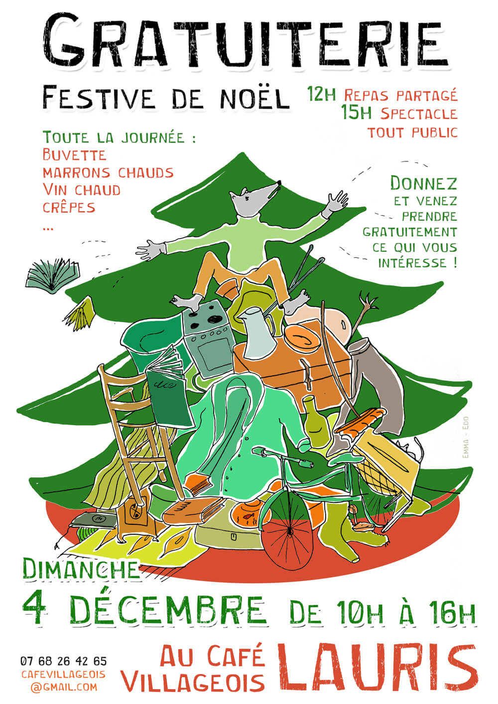 Gratuiterie festive et spectacle | Au Maquis